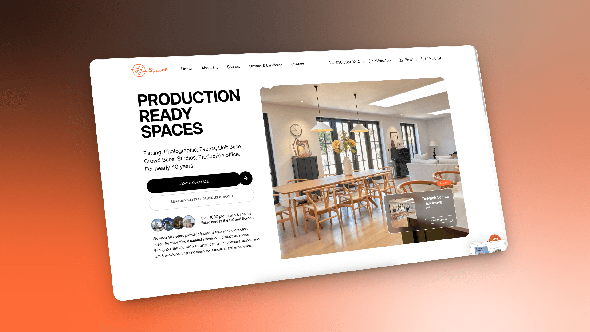 JJ Media Website preview